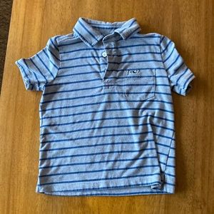 4T Boys Vineyard Vines (Grey and Blue Stripe)
